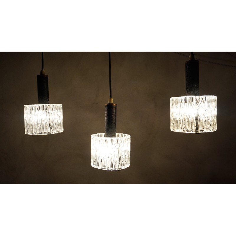 Leuke driedubbele vintage hanglamp