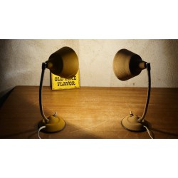 Mr. and Ms. Smith - vintage tafellampjes - Aluminor