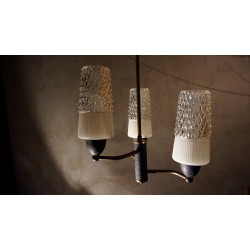 Hele mooie driedubbele vintage hanglamp