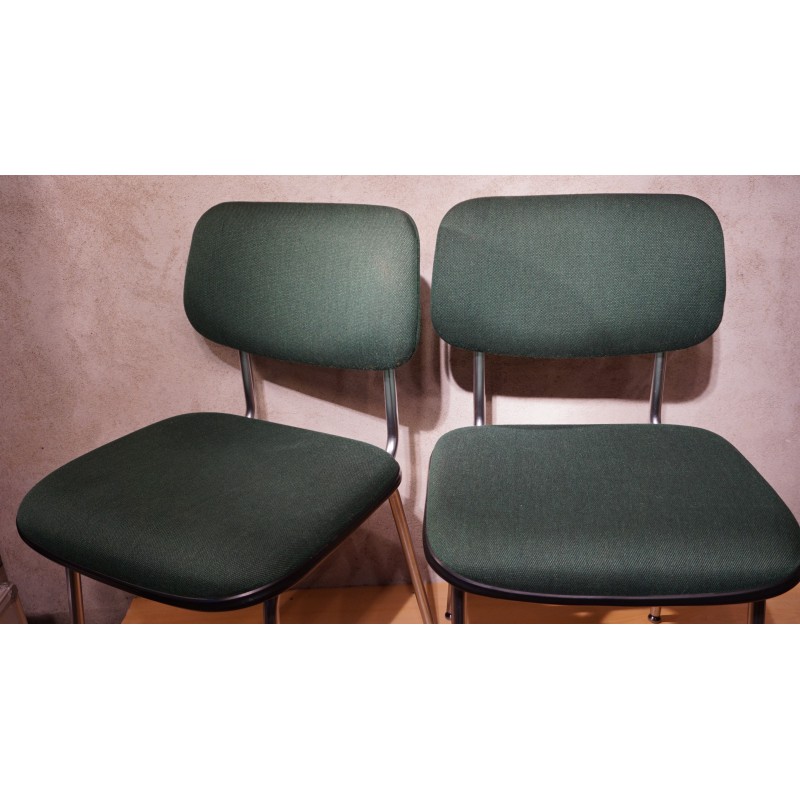 Mooie Gispen T7 (Model 1231 Cirrus) stoelen -Cordemeyer - groen