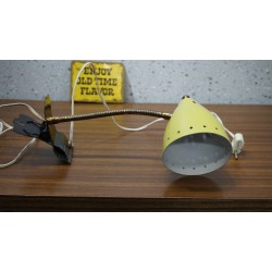 Prachtig Hala - Busquet klem lampje - 1965 - groengeel