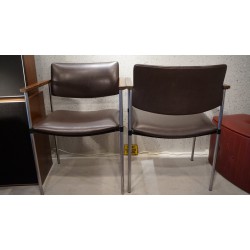 Setje (2) vintage Kembo-Rhenen stoelen