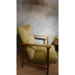 Mooie vintage "4 in Eén" fauteuil - groen