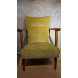 Mooie vintage "4 in Eén" fauteuil - groen