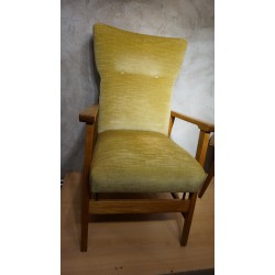 Mooie vintage "4 in Eén" fauteuil - groen
