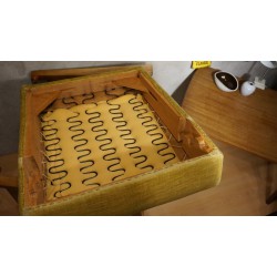 Mooie vintage "4 in Eén" fauteuil - groen