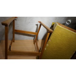 Mooie vintage "4 in Eén" fauteuil - groen