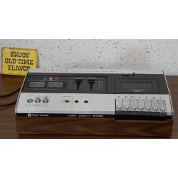 Mooie vintage Tokyo Tuna stereo cassette recorder