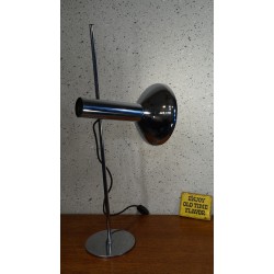 Mooie grote vintage dbgm design tafellamp - chroom