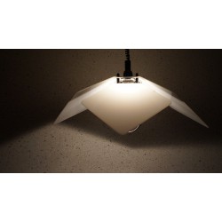 Bijzondere vintage Italian design hanglamp - Lamperti Robbiate Italia