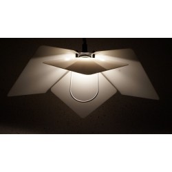 Bijzondere vintage Italian design hanglamp - Lamperti Robbiate Italia