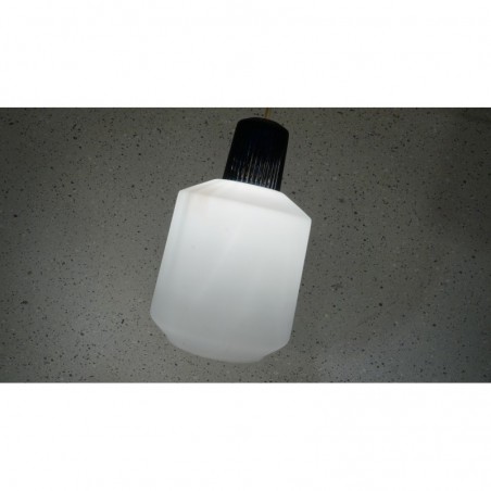Mooie Philips hanglamp - melkglas - blauw glas