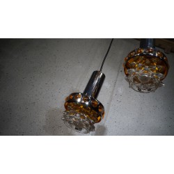 Hele mooie vintage Massive design hanglamp - 3 kelken