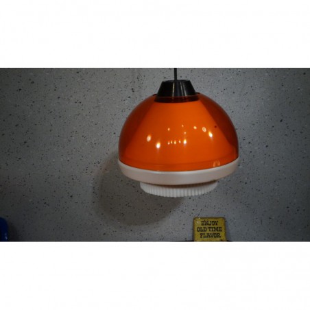 Leuke PHILIPS space age hanglamp - oranje