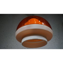 Leuke PHILIPS space age hanglamp - oranje