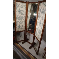 Bijzonder mooi en groot oud kamerscherm