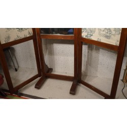 Bijzonder mooi en groot oud kamerscherm