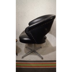 Bijzonder mooie vintage design stoel - zwart