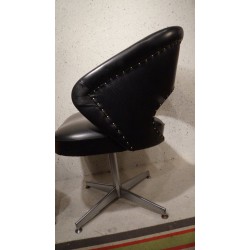 Bijzonder mooie vintage design stoel - zwart