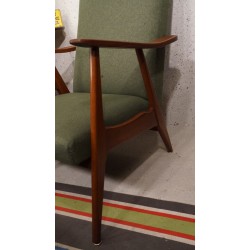 Prachtige vintage fauteuil - nieuw gestoffeerd