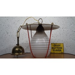 Leuk vintage hanglampje - lantaarntje