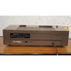 Prachtige SONY TFM-C580W flipklok - wekkerradio