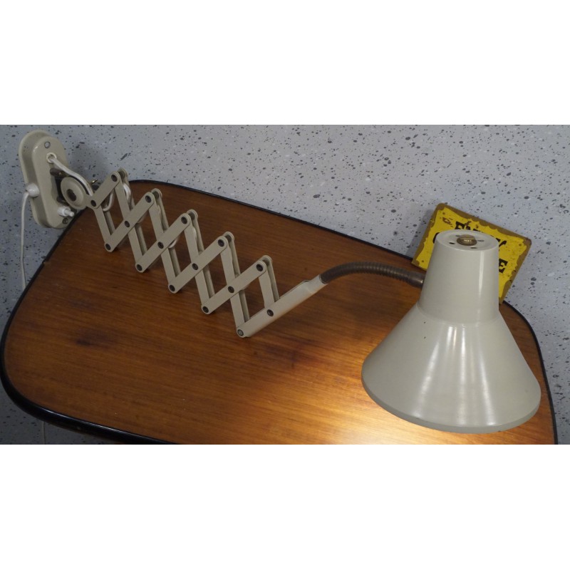 Hele mooie vintage schaarlamp / wandlamp - (hala / SIS)