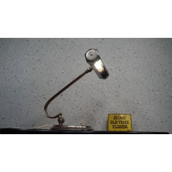 Stijlvolle Art Deco tafellamp - bureaulamp - chroom