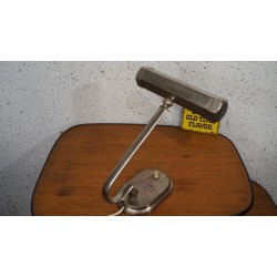 Stijlvolle Art Deco tafellamp - bureaulamp - chroom