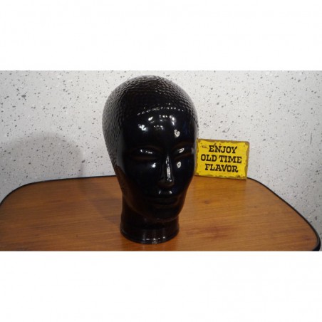 Mooi glazen koptelefoon hoofd - zwart