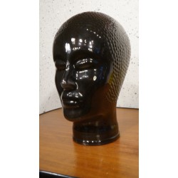 Mooi glazen koptelefoon hoofd - zwart