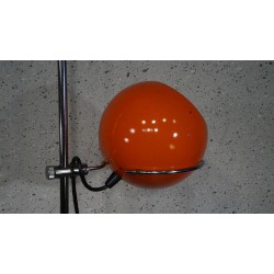 Prachtige vintage design vloerlamp - bol - oranje