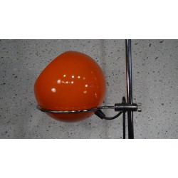 Prachtige vintage design vloerlamp - bol - oranje