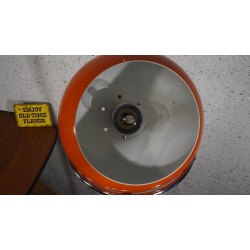 Prachtige vintage design vloerlamp - bol - oranje
