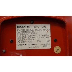 Prachtige Sony flipklok - wekkerradio 8FC-100E