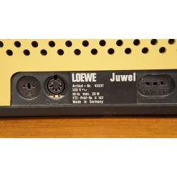 Bijzonder mooie LOEWE OPTA Juwel - electronische wekkerradio