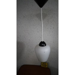 Mooi vintage melkglazen (Kalff-like) hanglampje