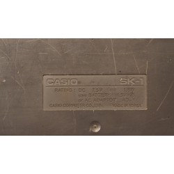 vintage CASIO SK-1 Sampling keyboard