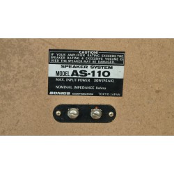 Mooie NISCO (Sonics corp) luidsprekers - AS-110