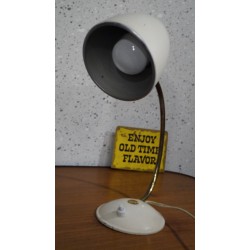Prachtig 50s design tafellampje - koper met metaal