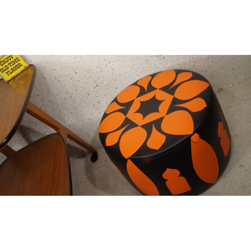 Prachtige vintage FUTURA poef "Iran" - '70s