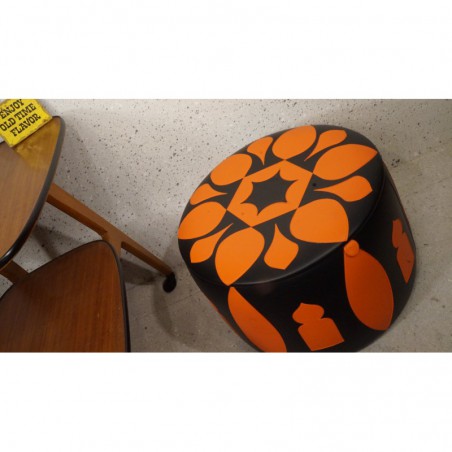 Prachtige vintage FUTURA poef "Iran" - '70s