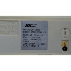 Mooie Audio Sonic TBS-8200 radio cassette speler