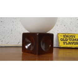 Leuk keramieken tafellampje met glazen bol