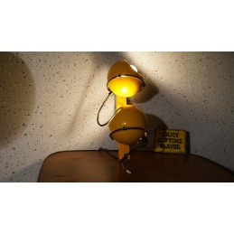 Prachtige gele Gepo wandlamp - dubbele bol