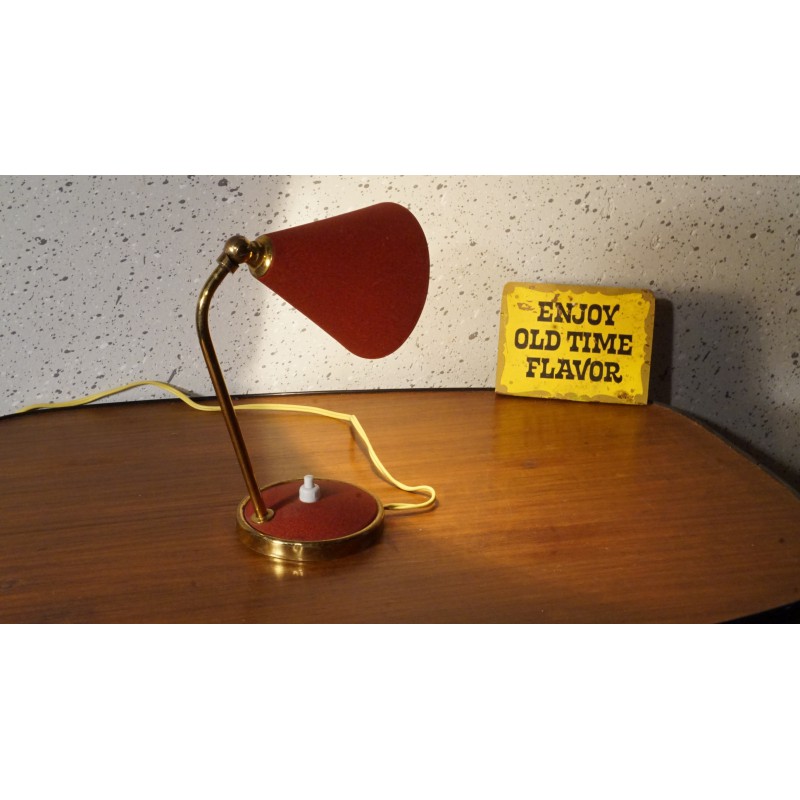 Leuk vintage Aluminor design tafellampje