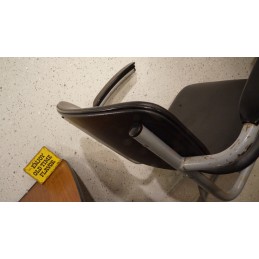 Vintage buizenframe stoel -...