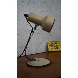 Leuk vintage design tafellampje - beige