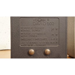 Zeldzaam - setje Visonik David 502 - speakers - Hecco Henne & Co