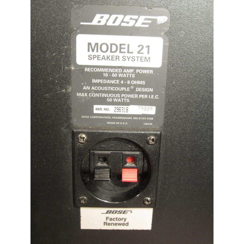 BOSE Model 21 speakers